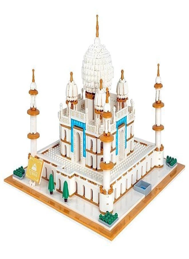DD WORLD Taj Mahal Building Blocks Set | 2012 Pcs Nano Mini Architecture Model Kit | Iconic India Monument DIY Brick Toy for Kids & Adults | Educational Construction Gift Set - Image 2